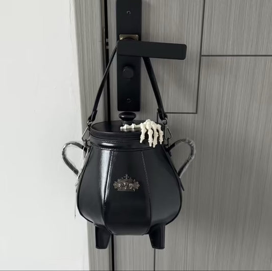 Cottage Witch Cauldron Crossbody Bag
