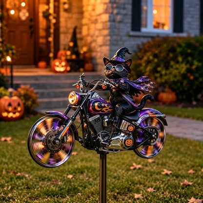 🏍️ Spooky Yard Upgrade – BikerSpooky™ Halloween Windmill | Limited-Time Deal 🎃