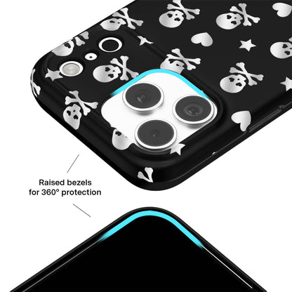 Chrome Skulls iPhone Case
