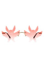 Frameless Party Gremlin Shape Novelty Sunglasses