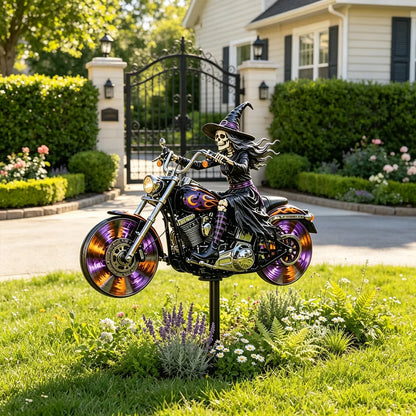 🏍️ Spooky Yard Upgrade – BikerSpooky™ Halloween Windmill | Limited-Time Deal 🎃