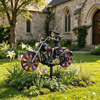 🏍️ Spooky Yard Upgrade – BikerSpooky™ Halloween Windmill | Limited-Time Deal 🎃