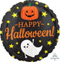 17"Ghost, Pumpkin and Stars, Foil Balloon