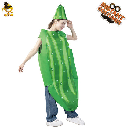 Adult Halloween Cucumber Costume For Couples And Families