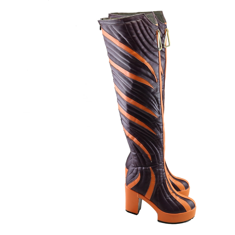 Game Apex Season 5 Loba Boots Halloween Costumes Accessory Cosplay Shoes