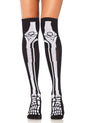 Skeleton Over The Knee Socks