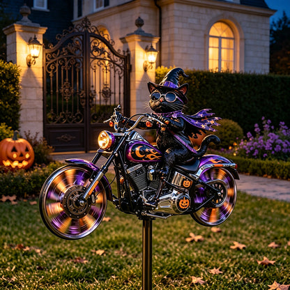 🏍️ Spooky Yard Upgrade – BikerSpooky™ Halloween Windmill | Limited-Time Deal 🎃