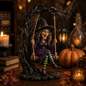 🎃 42% OFF – Light-Up Halloween Swing Figurine | 4 Spooky Characters & Warm Lantern Glow 👻✨