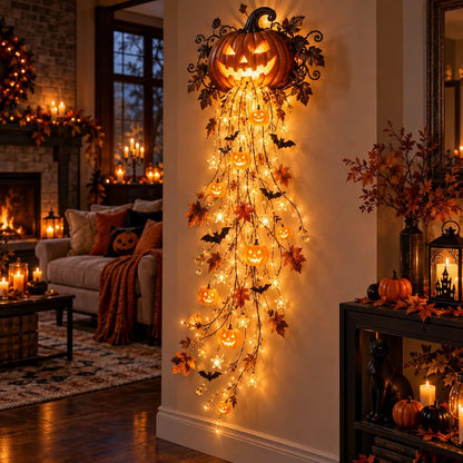✨ Limited-Time 51% OFF | Elegant Halloween Cascade Wall Lights – Gothic Glow for Your Home