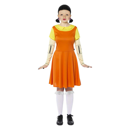 Adult Squid Game Doll Deluxe Costume