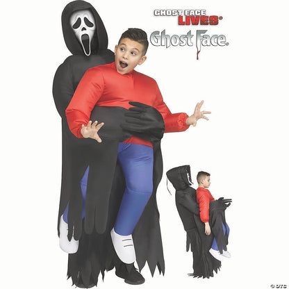 Kids Ghost Faceâ„¢ Inflatable Piggyback Costume - One Size