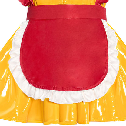 2 Broke Girls Max Fast‑Food Waitress Cosplay Costume Custom‑Made for Halloween Comic‑Con