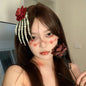 Women's Dark Halloween Headgear Female Beauty Dress Scary Decoration Cute Funny