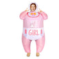 Pink & Blue Baby Inflatable Family Halloween Costume