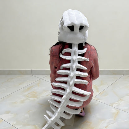Dinosaur Plush Exoskeleton Costume | Kids & Adult Halloween Outfit-377