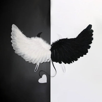 Makeup Costume Props Devil Angel Wings