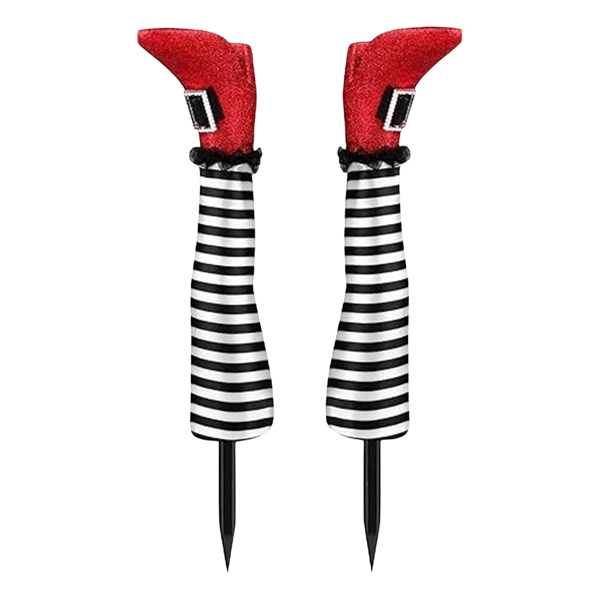 Halloween Decorations Outdoor Witch Legs Yard Stakes, 18.5" Witch Halloween Graveyard Lawn, Yard, Prop and Patio Decorations