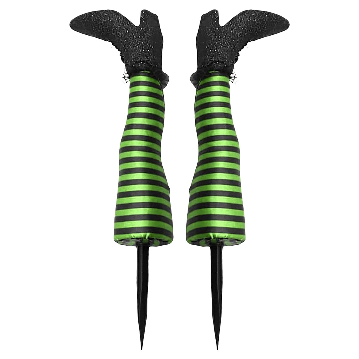 Halloween Decorations Outdoor Witch Legs Yard Stakes, 18.5" Witch Halloween Graveyard Lawn, Yard, Prop and Patio Decorations