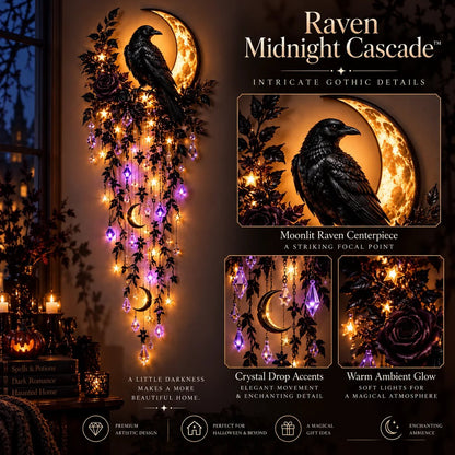 ✨ Limited-Time 51% OFF | Elegant Halloween Cascade Wall Lights – Gothic Glow for Your Home