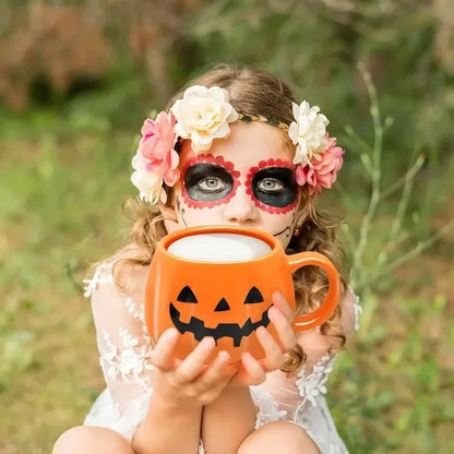 Halloween Pumpkin Ceramic Mug 400ml вЂ“ Cute Coffee Cup with Festive Pumpkin Pattern