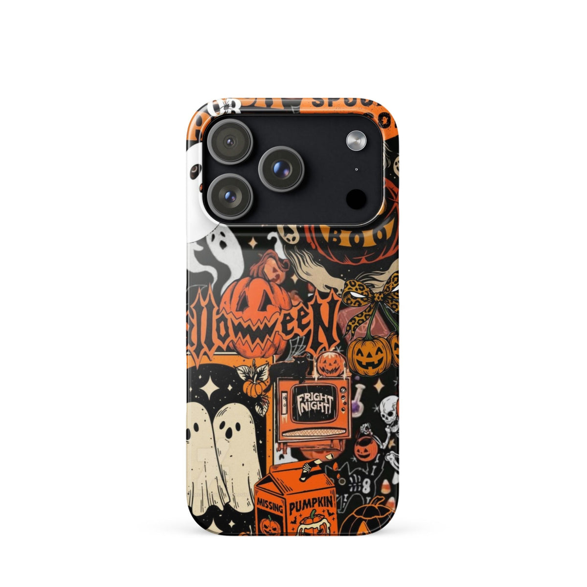 Vintage Halloween Snap Case for iPhoneВ®, Pumpkin & Ghost Collage Phone Case